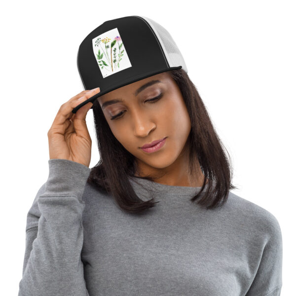 Flowers Trucker Cap - Image 2