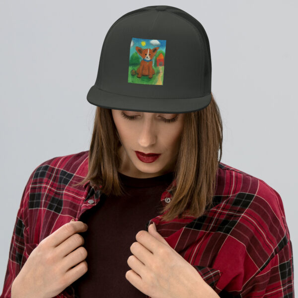 Brown Dog Trucker Cap - Image 6