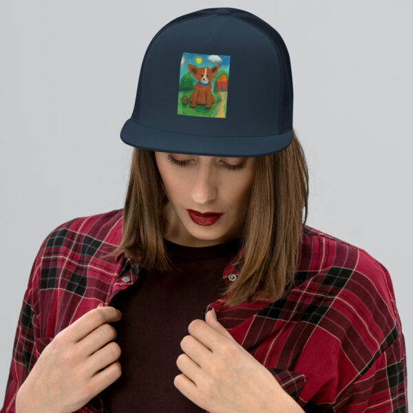 Brown Dog Trucker Cap - Image 4