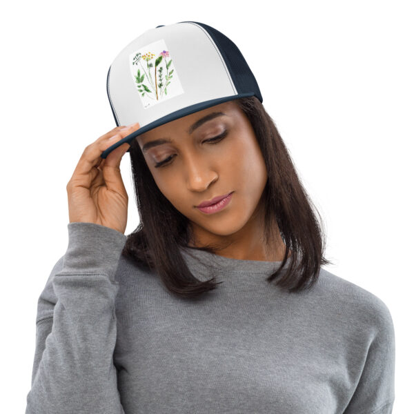 Flowers Trucker Cap - Image 9