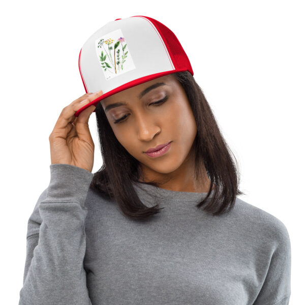 Flowers Trucker Cap - Image 8