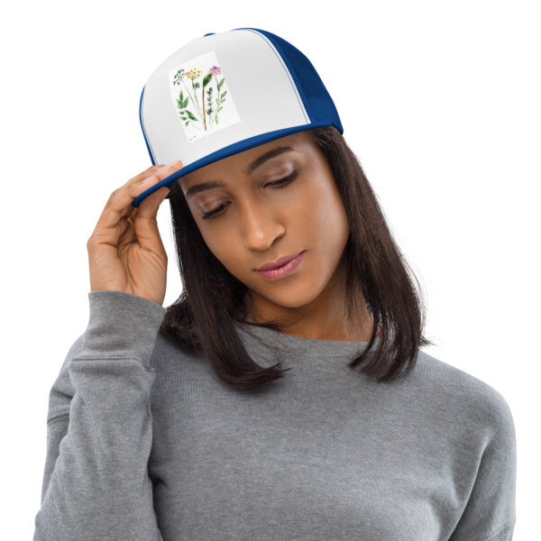 Flowers Trucker Cap - Image 10