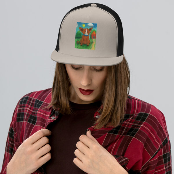 Brown Dog Trucker Cap - Image 7