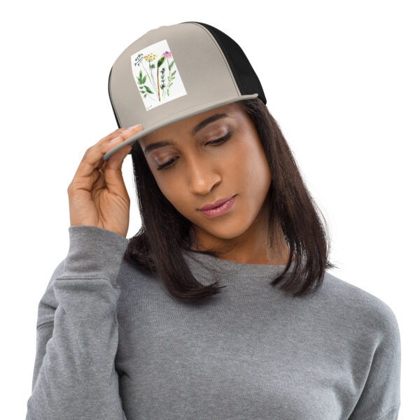 Flowers Trucker Cap - Image 7