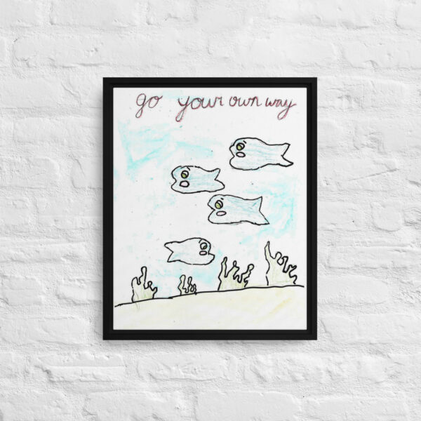Fish Framed canvas - Image 2