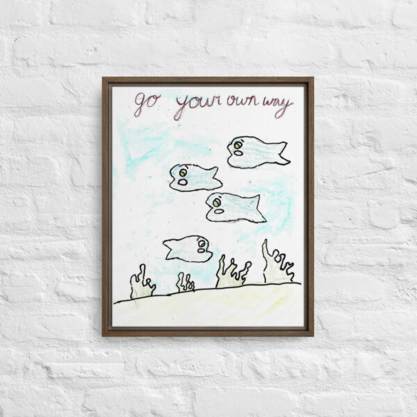 Fish Framed canvas - Image 3