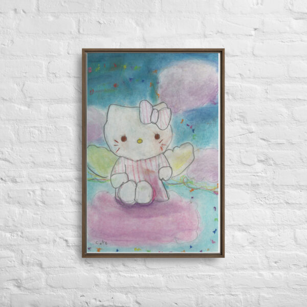 Hello Kitty Angel Framed canvas - Image 3