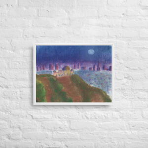 Night Sky Framed canvas