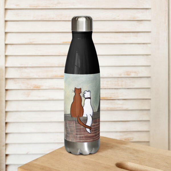 Cat and Dog Stainless steel water bottle