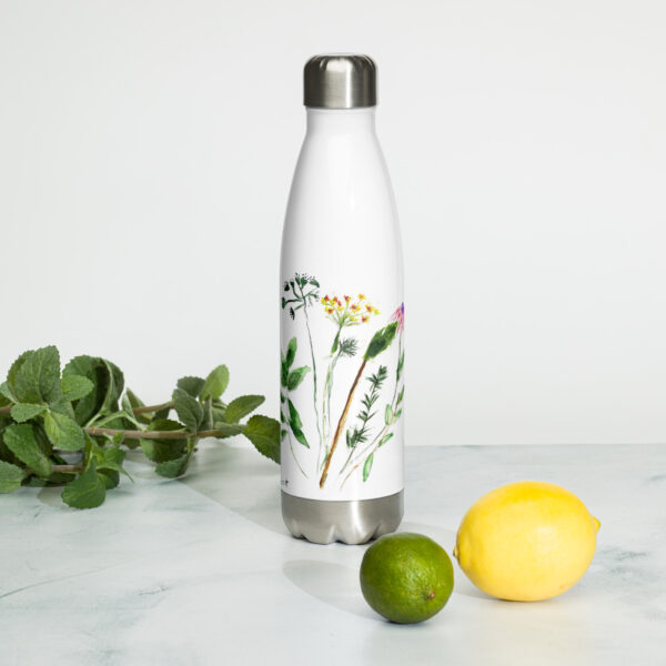 Flowers Stainless steel water bottle - Image 7