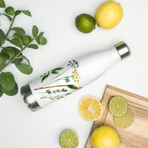 Flowers Stainless steel water bottle