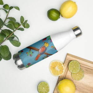 Bird Stainless steel water bottle