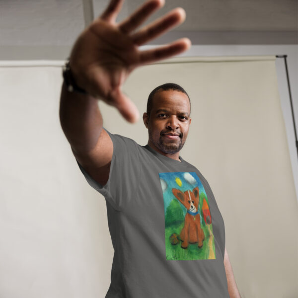 Brown Dog Unisex classic tee - Image 8