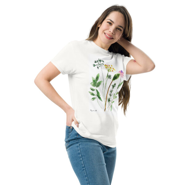 Flowers Unisex classic tee - Image 2