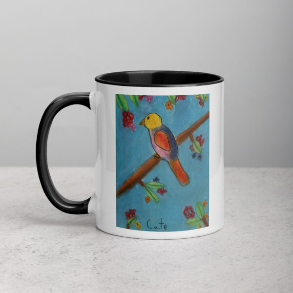 Bird Mug with Color Inside - Image 3