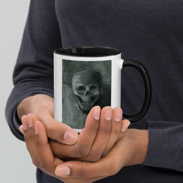 Skull Mug with Color Inside - Image 2