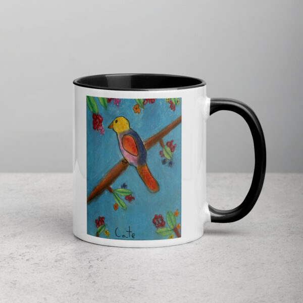 Bird Mug with Color Inside - Image 4