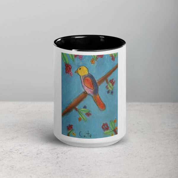 Bird Mug with Color Inside - Image 5