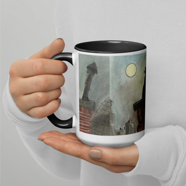 Cat and Dog Mug with Color Inside - Image 4
