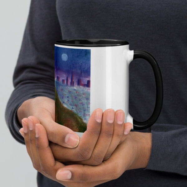 Night Sky Mug with Color Inside - Image 3