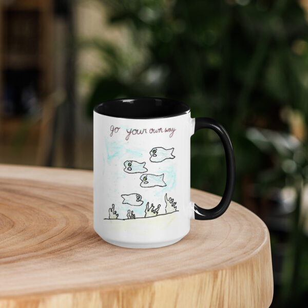 Fish Mug with Color Inside - Image 7