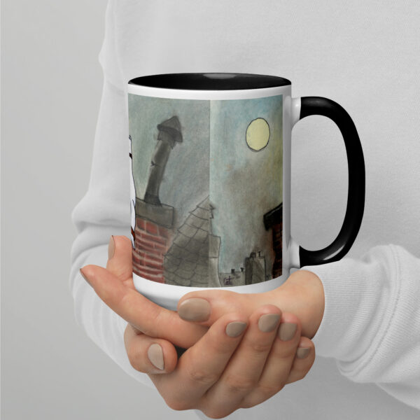 Cat and Dog Mug with Color Inside - Image 5