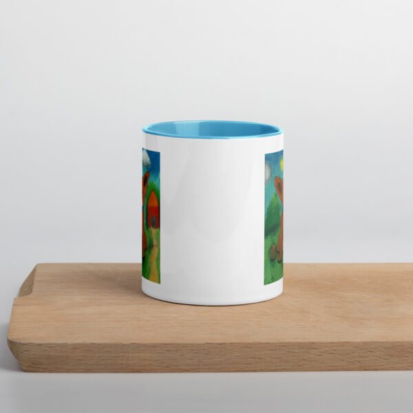 Brown Dog Mug with Color Inside - Image 25
