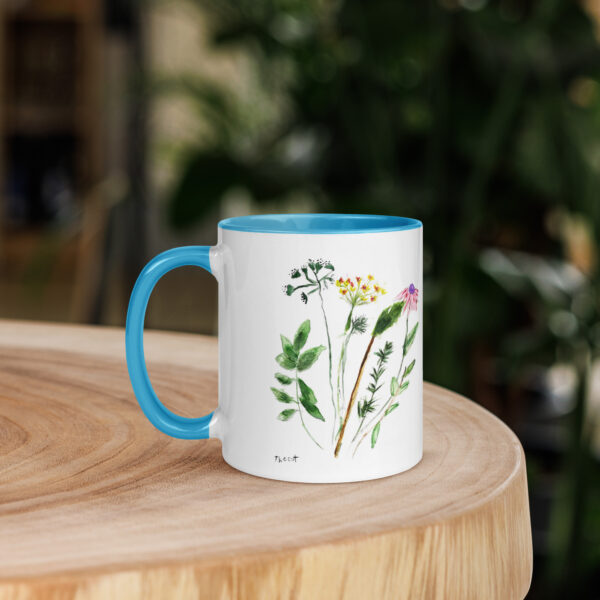 Flowers Mug with Color Inside - Image 26