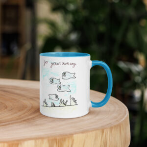 Fish Mug with Color Inside