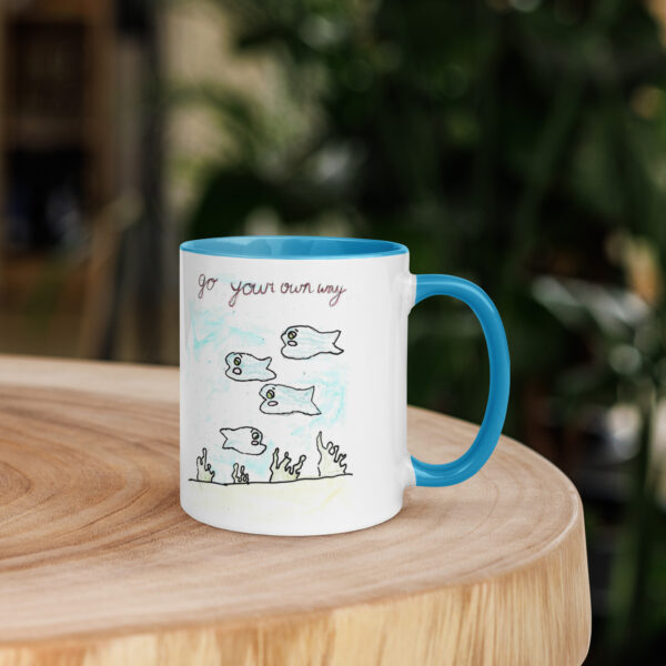 Fish Mug with Color Inside