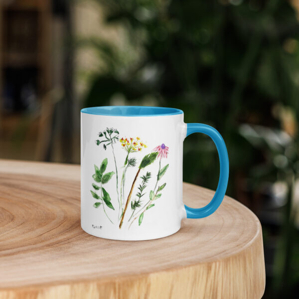 Flowers Mug with Color Inside - Image 27
