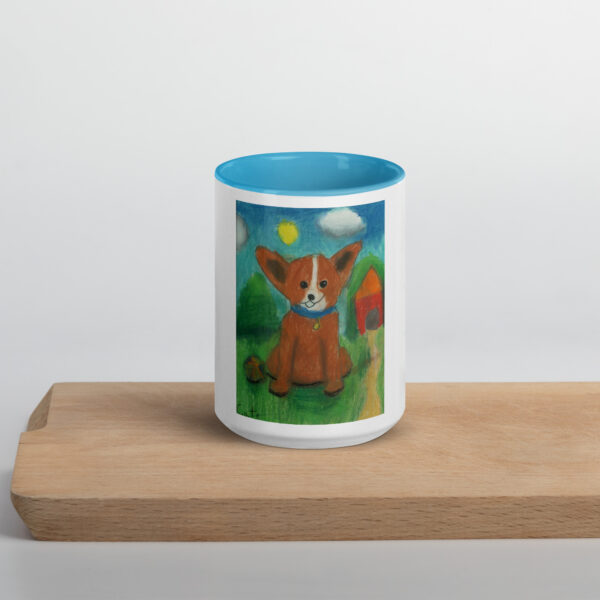 Brown Dog Mug with Color Inside - Image 28