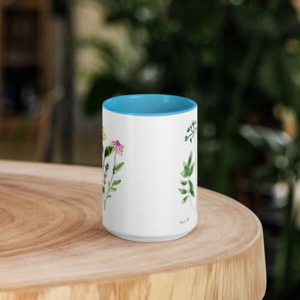 Flowers Mug with Color Inside - Image 28
