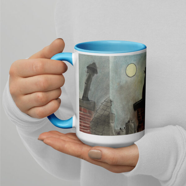 Cat and Dog Mug with Color Inside - Image 19