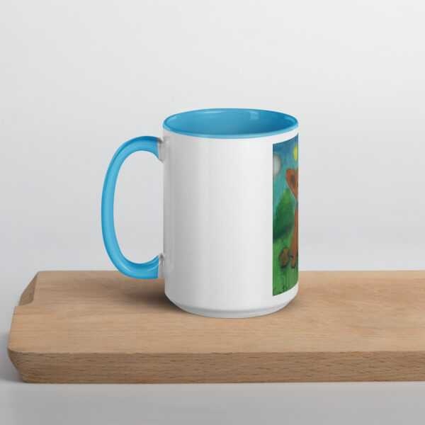 Brown Dog Mug with Color Inside - Image 29