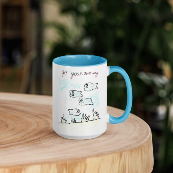 Fish Mug with Color Inside - Image 30