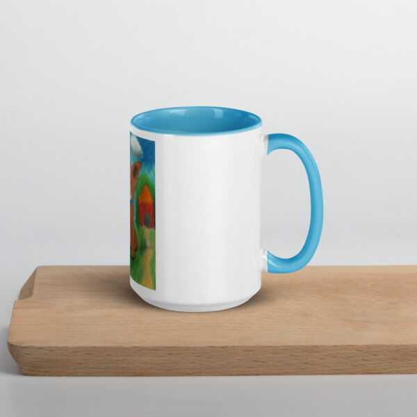 Brown Dog Mug with Color Inside - Image 30