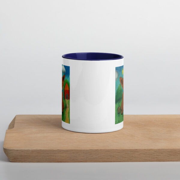 Brown Dog Mug with Color Inside - Image 8