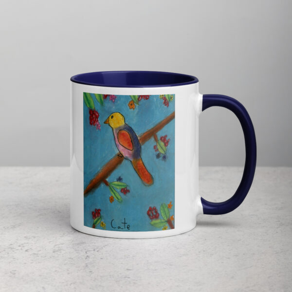 Bird Mug with Color Inside - Image 9