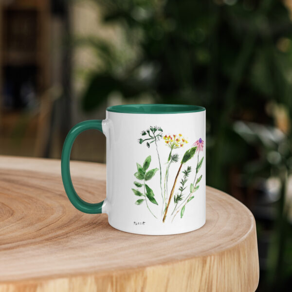 Flowers Mug with Color Inside - Image 18