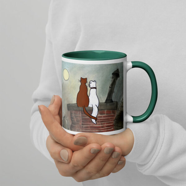 Cat and Dog Mug with Color Inside - Image 13