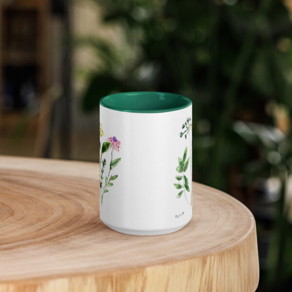Flowers Mug with Color Inside - Image 19