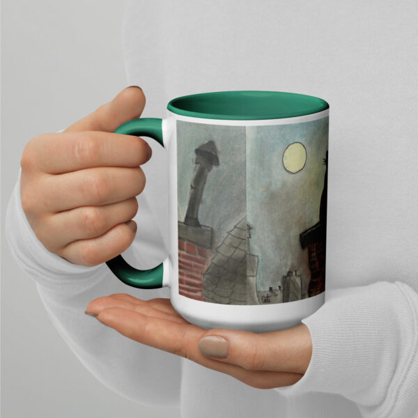 Cat and Dog Mug with Color Inside - Image 14