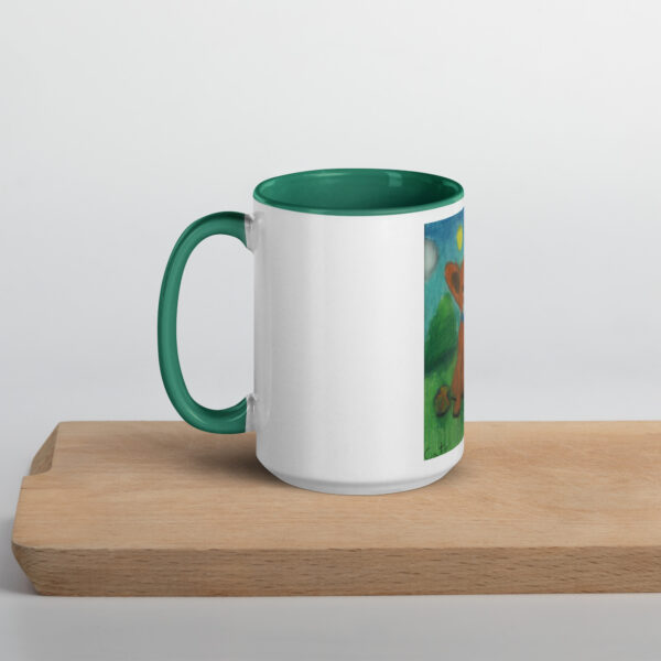 Brown Dog Mug with Color Inside - Image 20