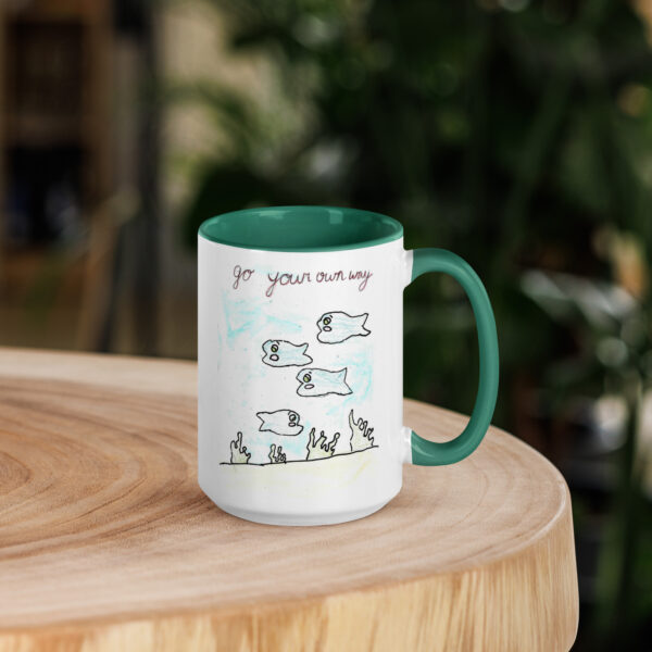 Fish Mug with Color Inside - Image 22