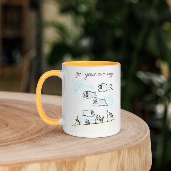 Fish Mug with Color Inside - Image 35