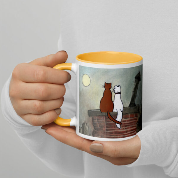 Cat and Dog Mug with Color Inside - Image 23