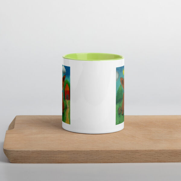 Brown Dog Mug with Color Inside - Image 37