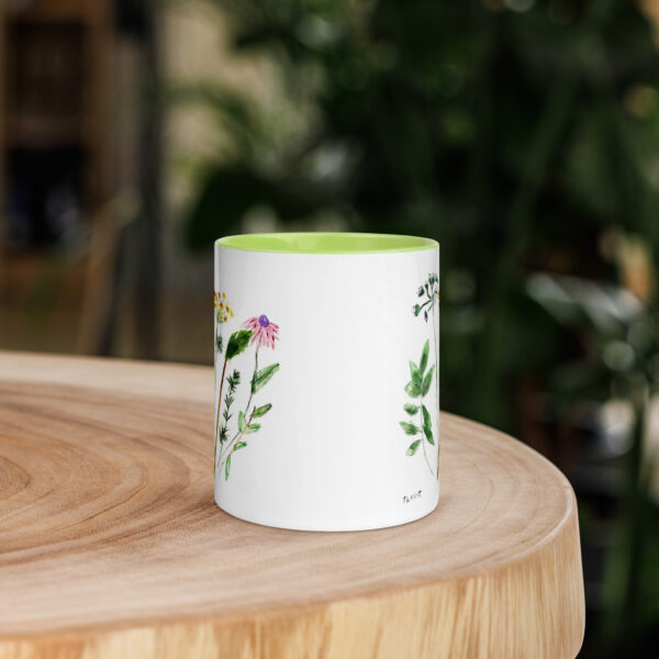 Flowers Mug with Color Inside - Image 37