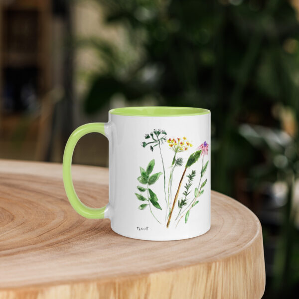 Flowers Mug with Color Inside - Image 38